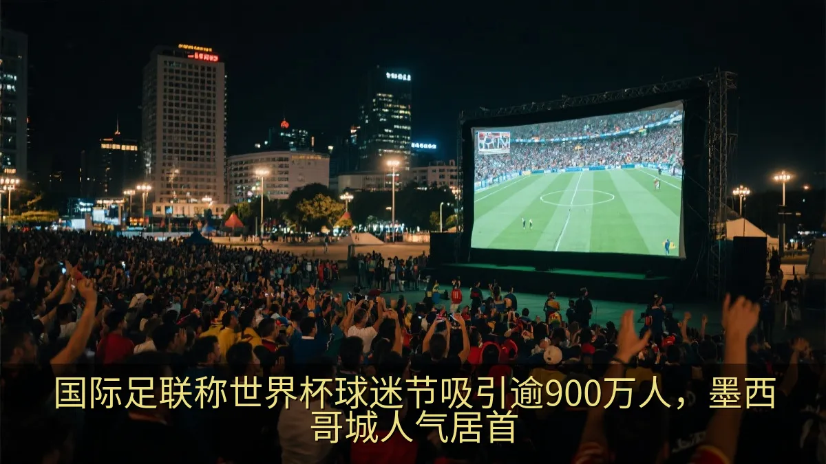 国际足联称世界杯球迷节吸引逾900万人，墨西哥城人气居首