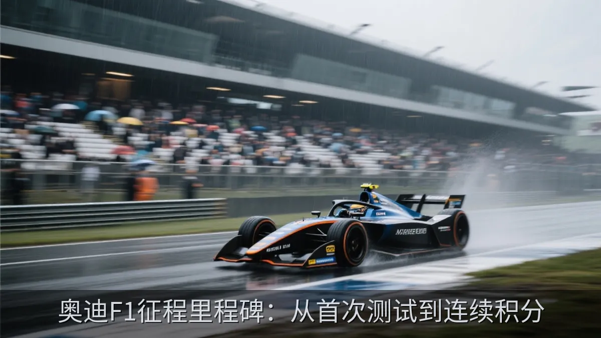 奥迪F1征程里程碑：从首次测试到连续积分