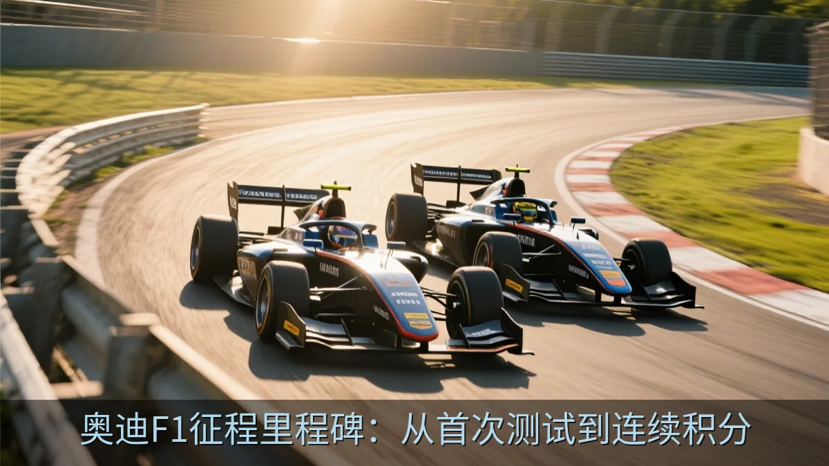 赛车手驾驶单座赛车通过弯道